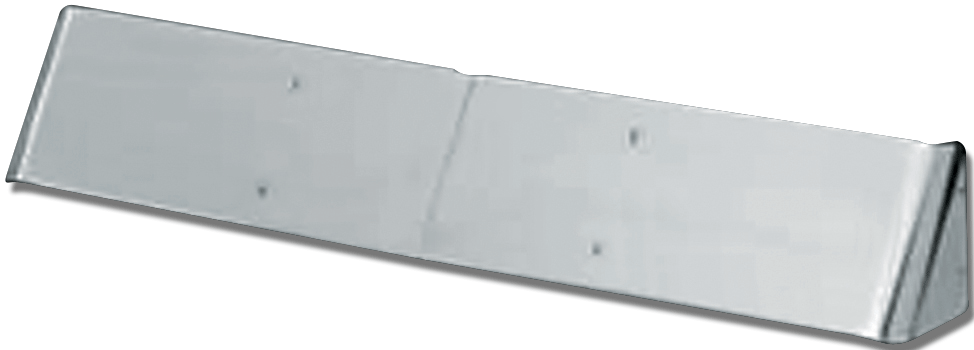 DEEP BACK WINDOW VISOR - 40" WIDE X 7" DEEP -PB,KW,FL