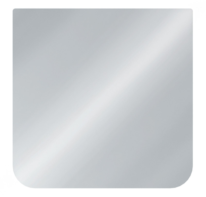 FLAT PERMIT PANEL - 4 X 4 - TAPE MOUNT