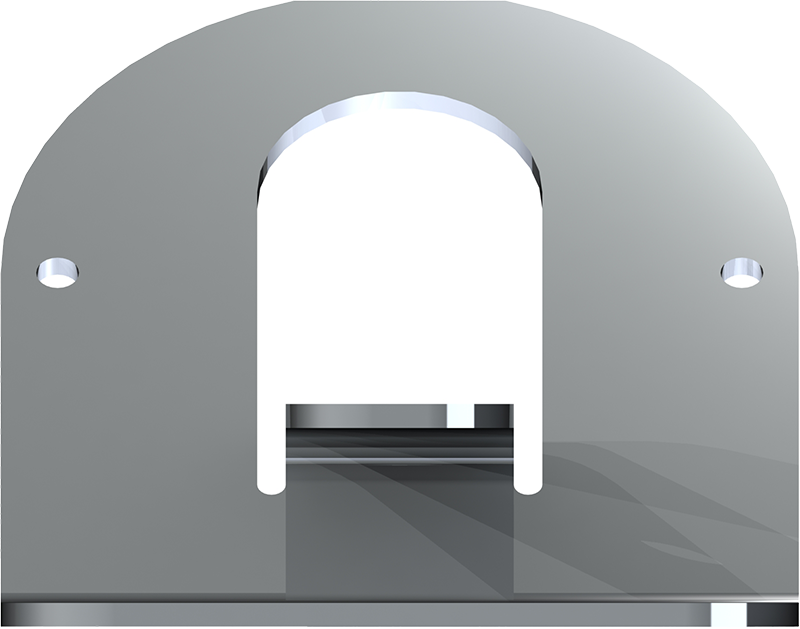 UNIVERSAL UNDER-FRAME MOUNT, SINGLE WM LIGHT BRACKET