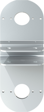 UNIVRSL FRAME MNT 2 WTRMLN LGHT BRKT (11GA STAINLESS)