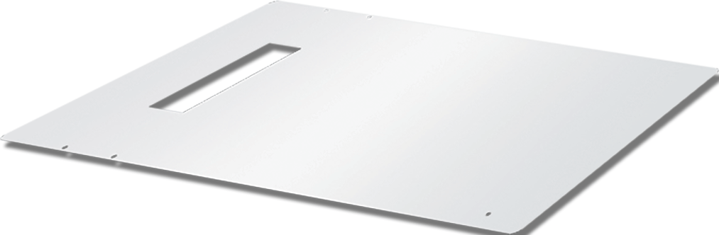 DECK PLATE - FRONT DECK PLATE 11G SS 83X27