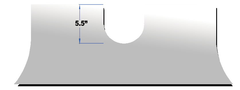 LOWER REAR FRAME FILLER - 379 - BLANK