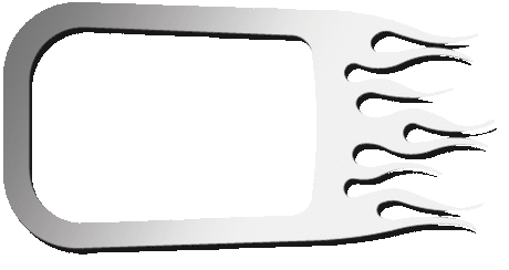 Volvo MID-TURN LIGHT TRIM - W/FLAMES