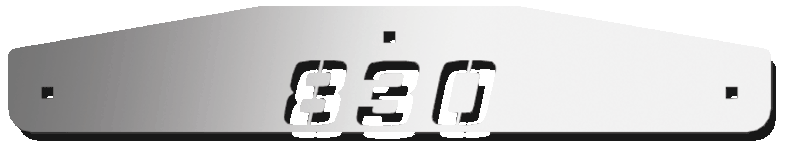 Volvo FLAP WEIGHTS - REAR - 24" - 830 LOGO
